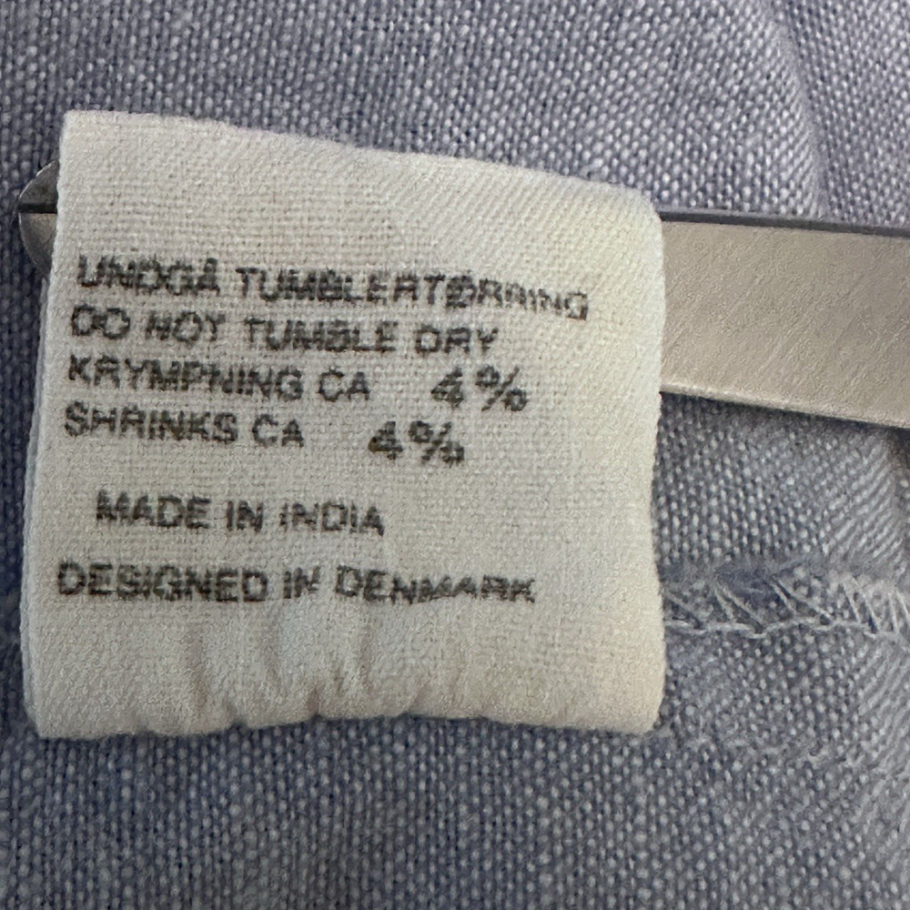Jackpot Denim Button Down Shirt Women’s‎ Sz XL Long Sleeve Chambray Embroidered - Picture 9 of 10
